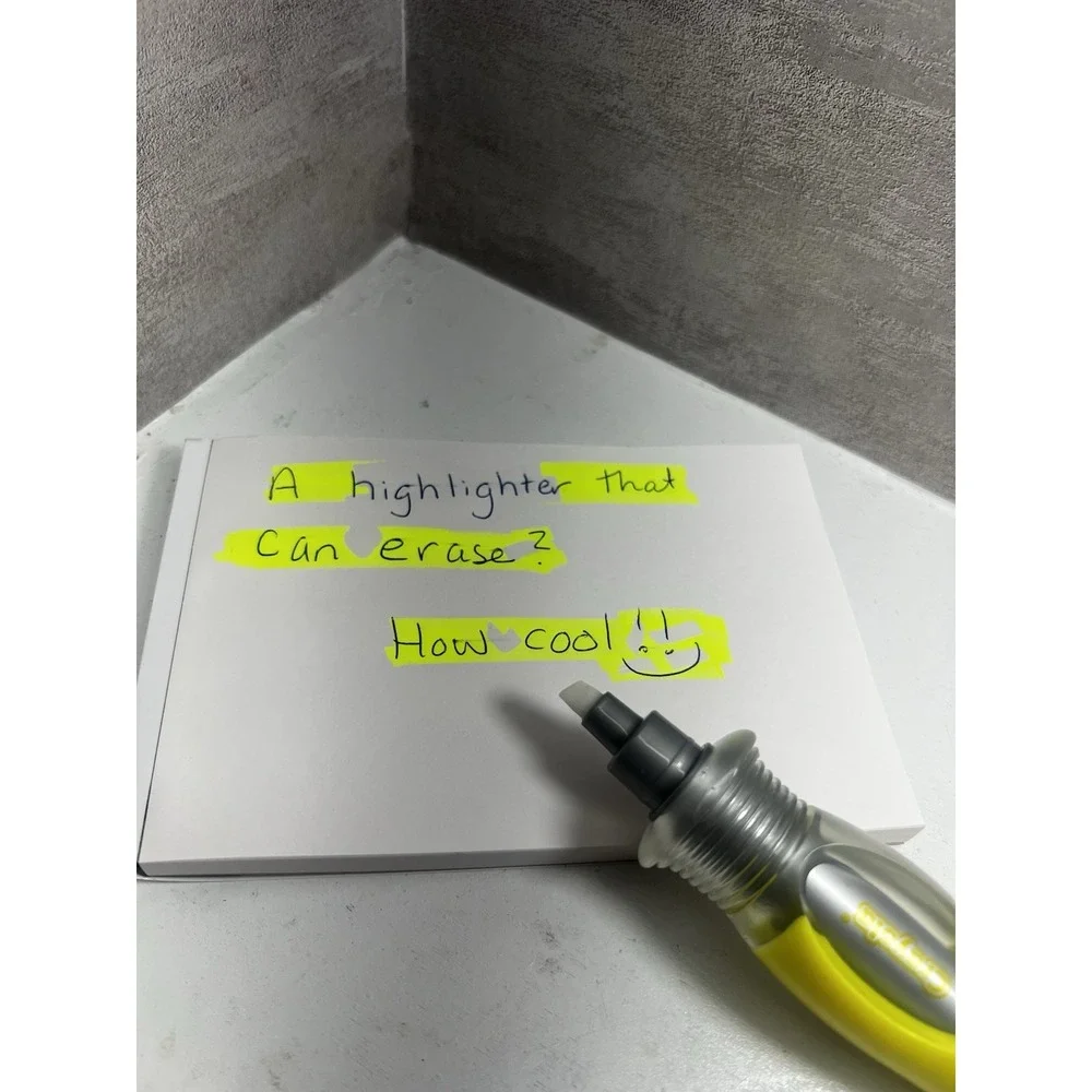 Crayola Total Tools Erasable Highlighters--QTY-2Yellow